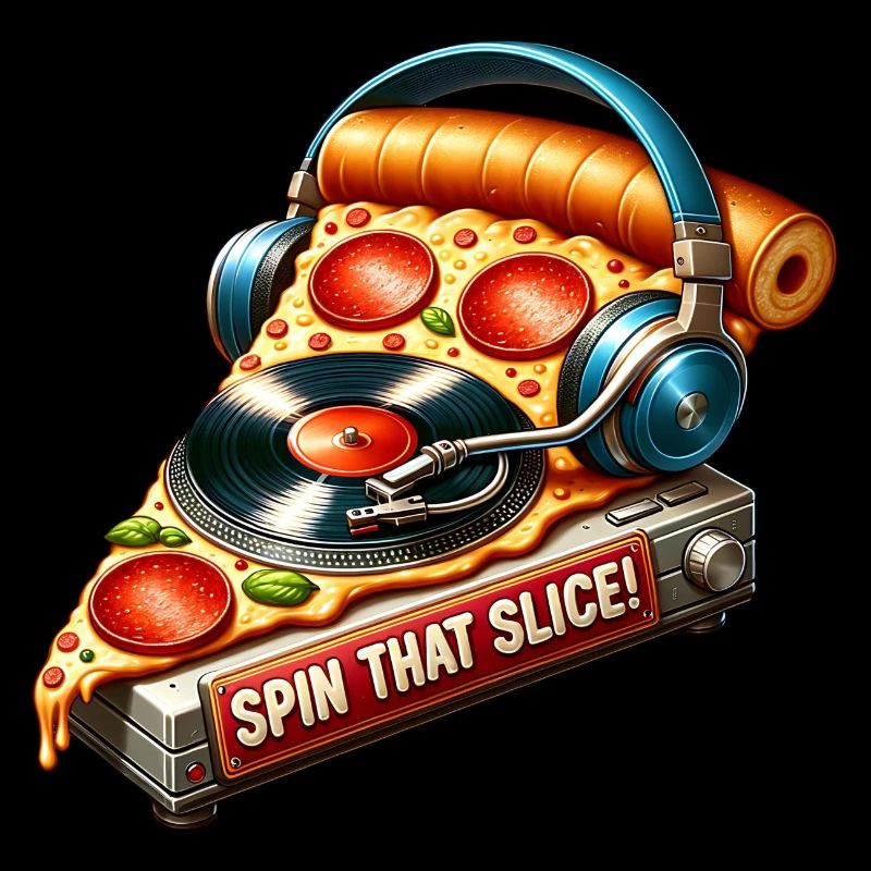Pizza Music Lover: Spin That Slice