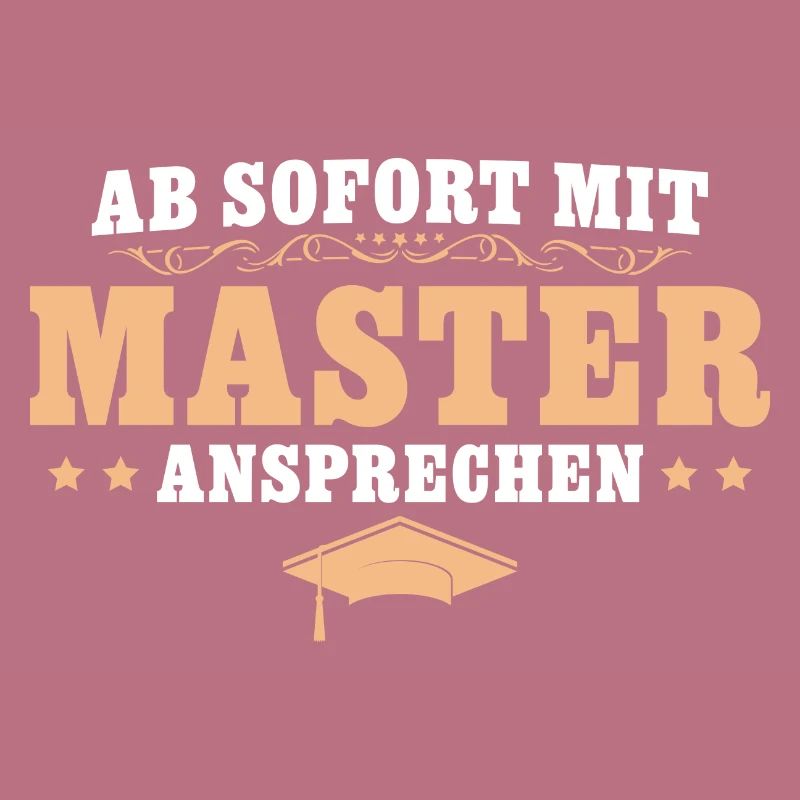 Mit Master ansprechen Bestandene Masterprüfung