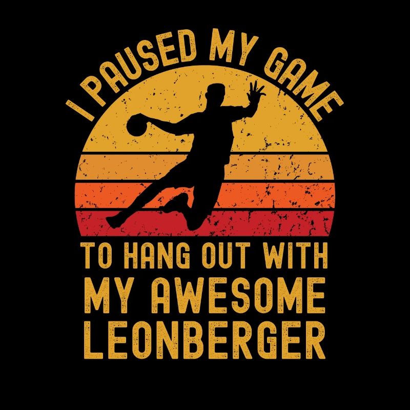 Handball und Leonberger