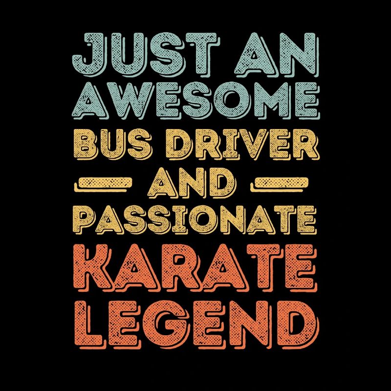 Bus driver Karate retro