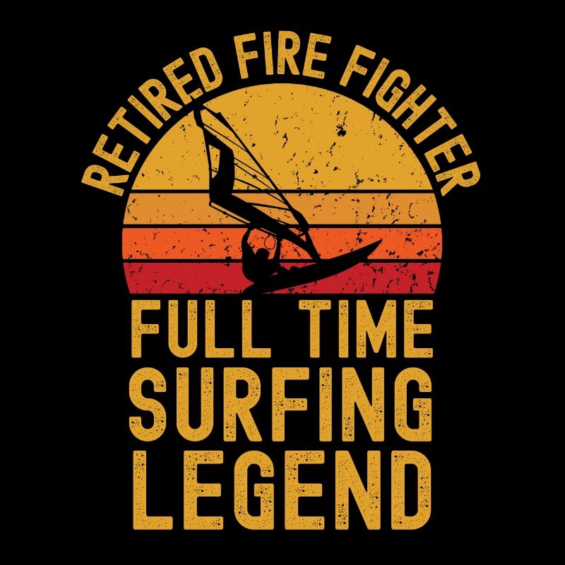 Retired fire fighter windsurfing legend