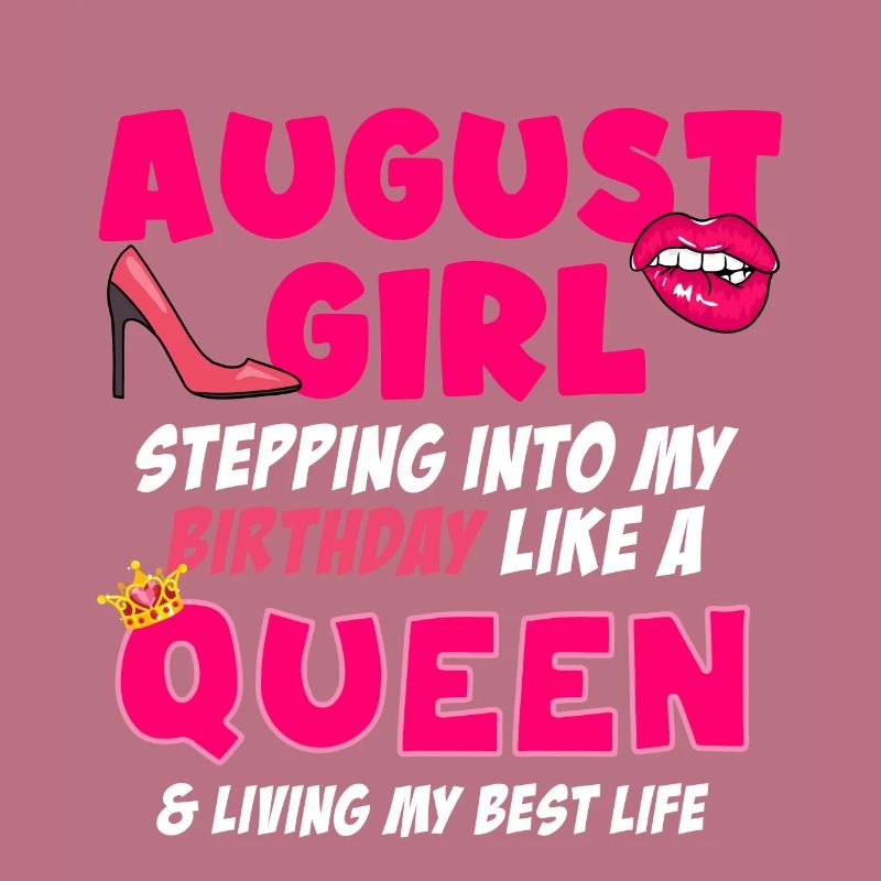 August Mädchen Geburtstagsgeschenk