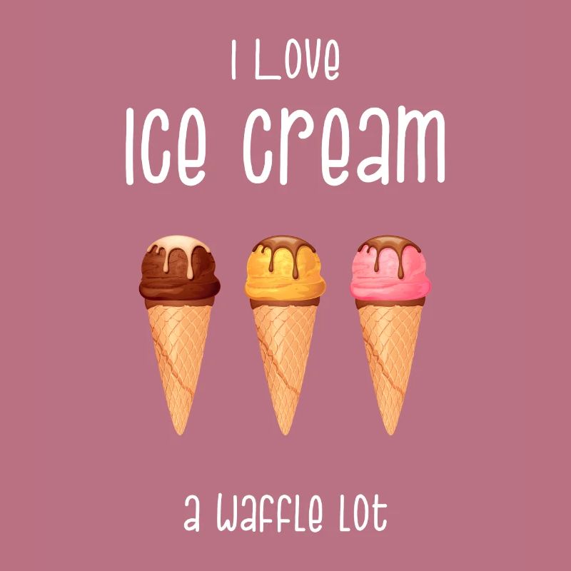 Eiscreme Eis Softeis Waffel Eisdiele Geschenk