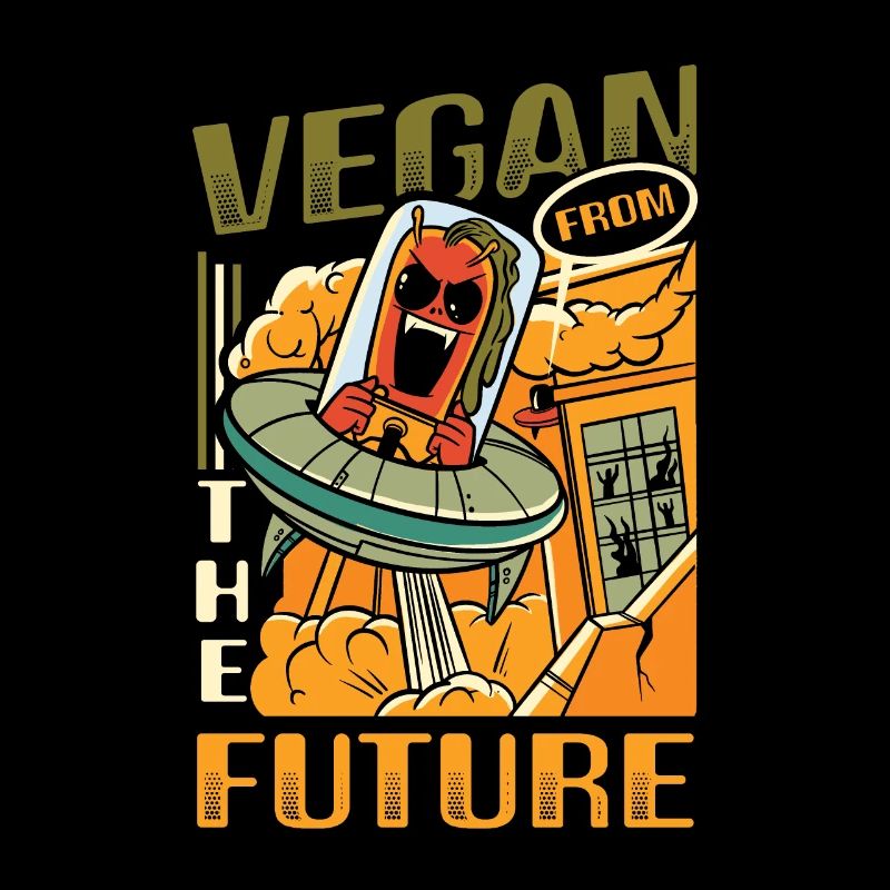 Vegans from the future, evil vegans.