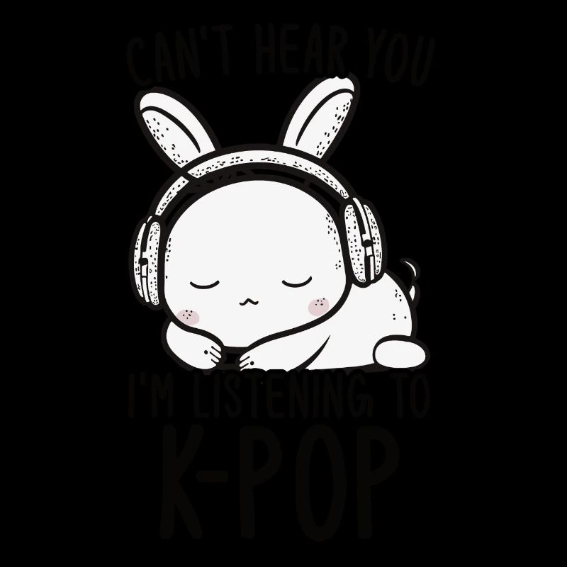 Je ne t’entends pas, j’écoute Kpop Rabbit K-pop