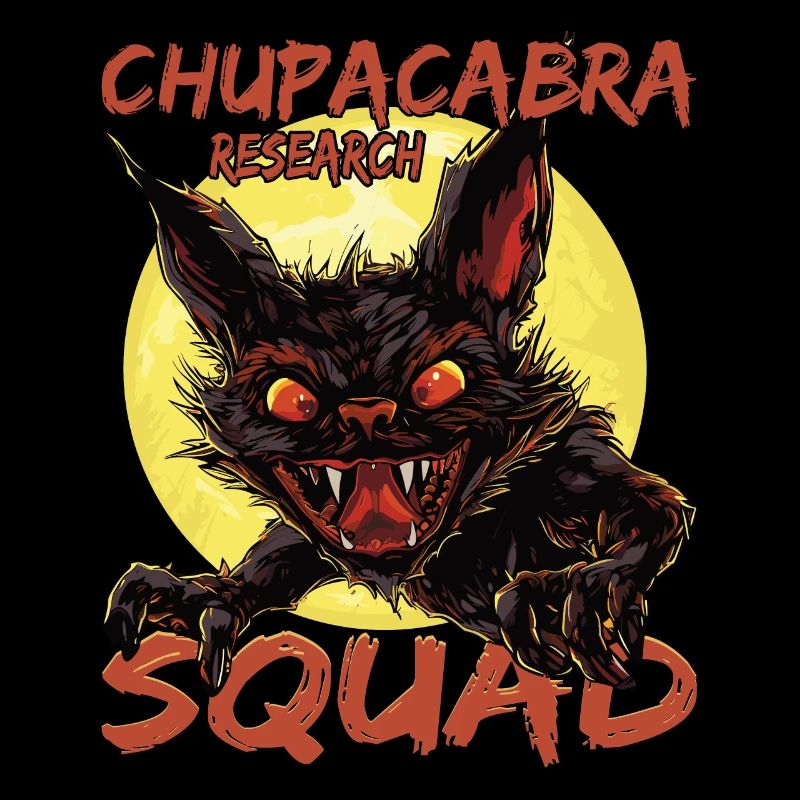 "Chupacabra Research Squad" Mythical Monster,