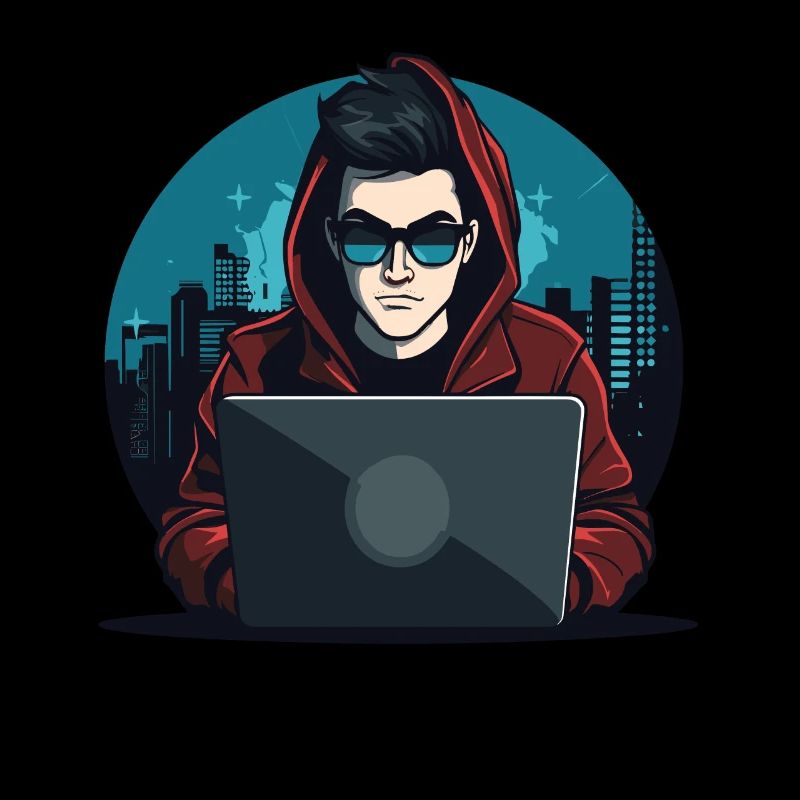 Cybersecurity Art Hacking Liebhaber Computer Nerd
