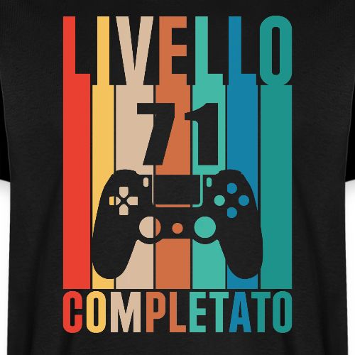 livello 71 - Maglietta ecologica premium da uomo