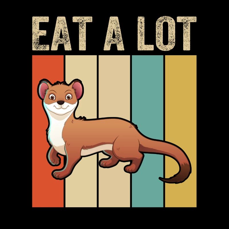 Fossa Madagascar! Sie essen eine Menge!