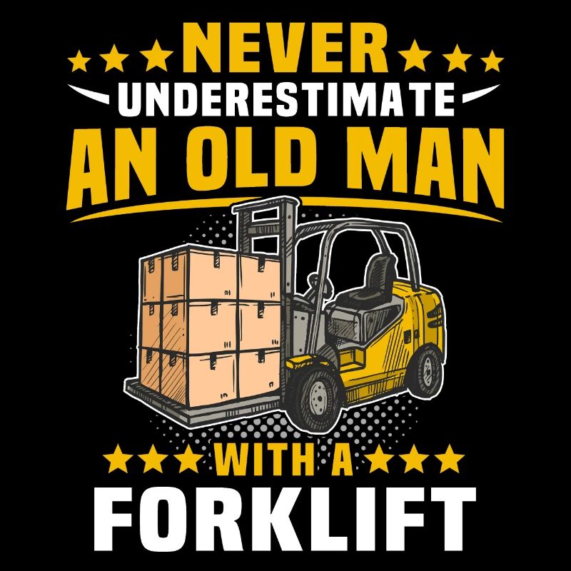 Underestimate man forklift