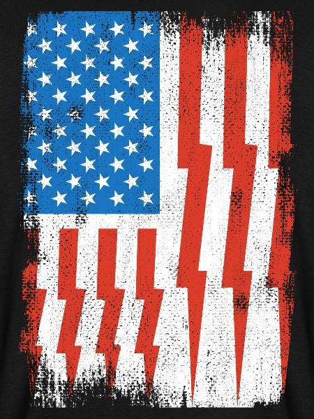 Elektriker US Flagge