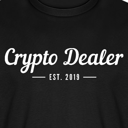 Crypto-dealer -est.2019 Bitcoin Hodl Cryptocurrency - Mannen Premium Bio T-shirt