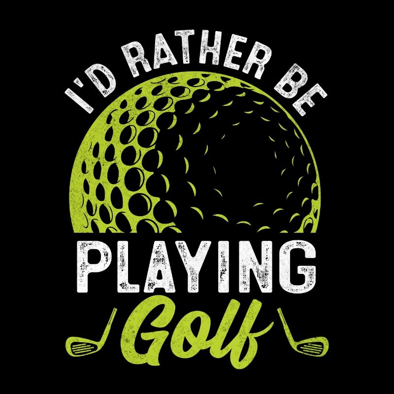 Id Rather Be Playing Golf Golfspieler