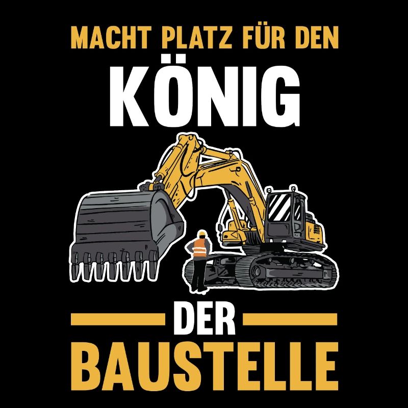 Baggerfahrer Maschinenführer Tiefbauer Baustelle B