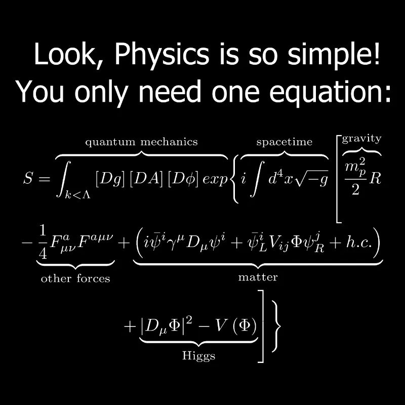Theoretische Physik lustiger Spruch Geschenkidee