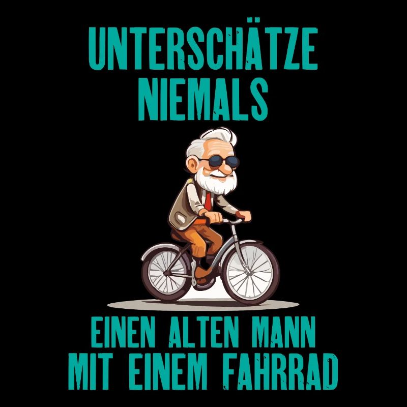 Fahrrad - Alten Mann