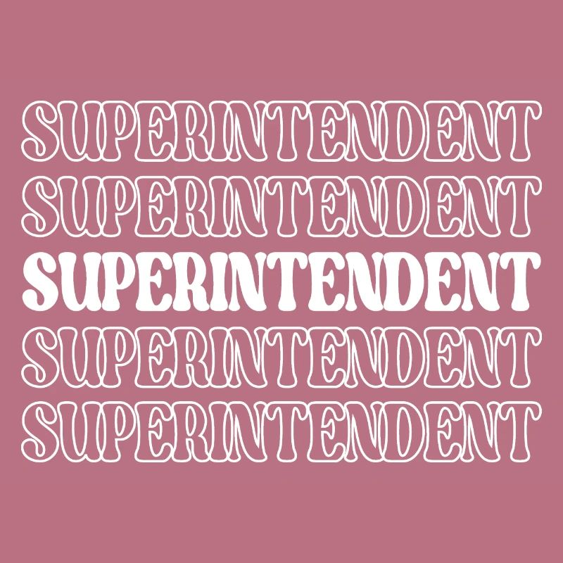 Superintendent Supervisor Direktor Chef