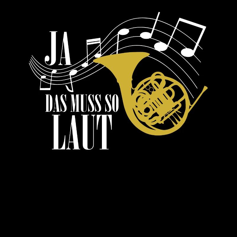 Ja Das Muss So Laut Tenro Horn T-Shirt Geschenk