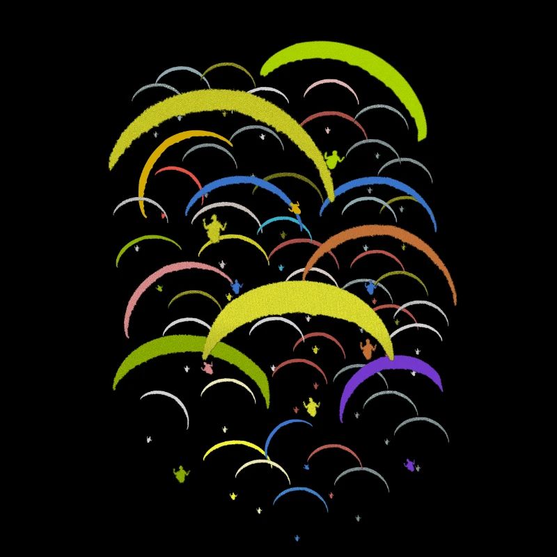 Cross paragliding paragliding