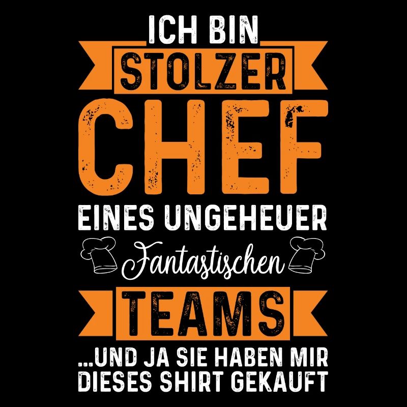 Ich bin stolzer Chef eines Teams Geschenk