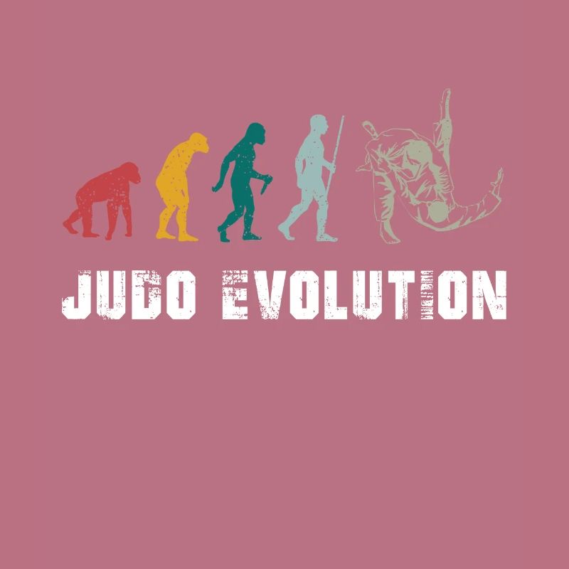 Judo Evolution Judoka Kampfkunst Kampfsport