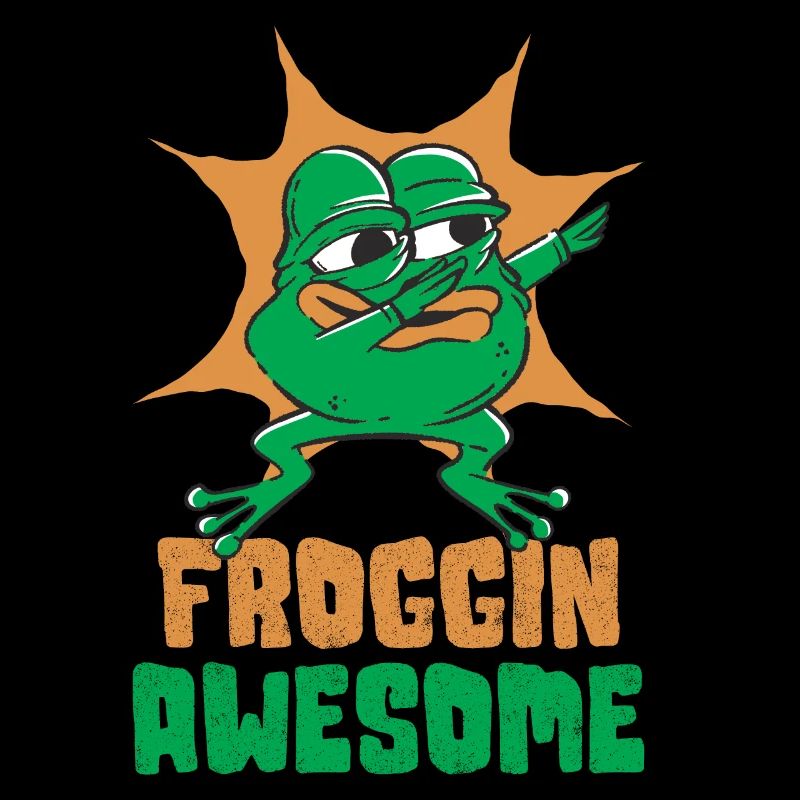 Dabbing Frog Frosch Geschenk