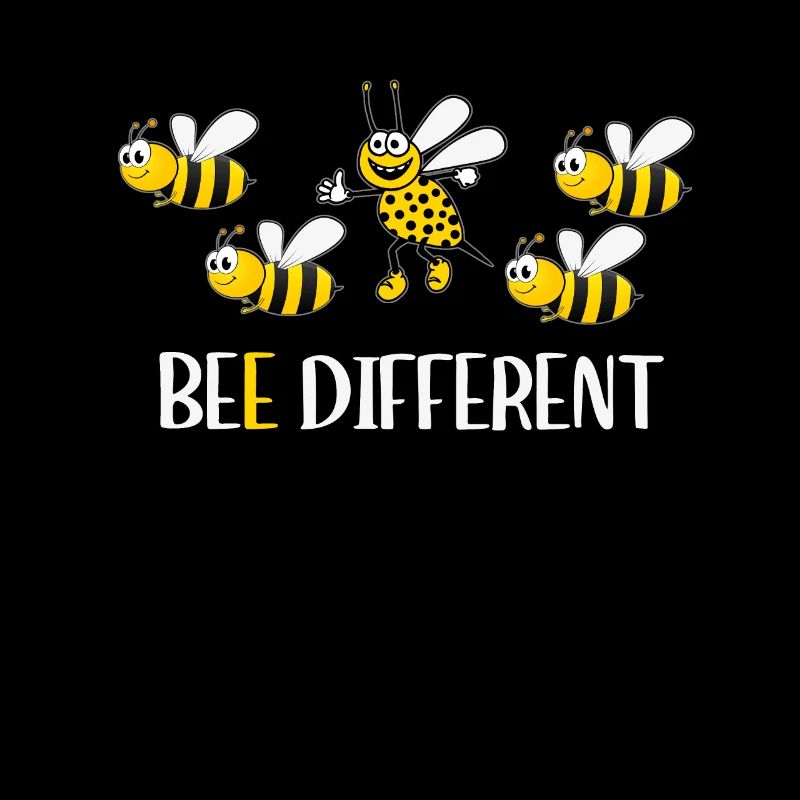 Be different - anders sein - Bienen Bee Fun süß