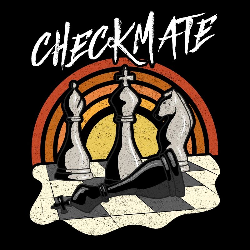 Dicton d’échecs drôle - Échec et mat Échec et mat