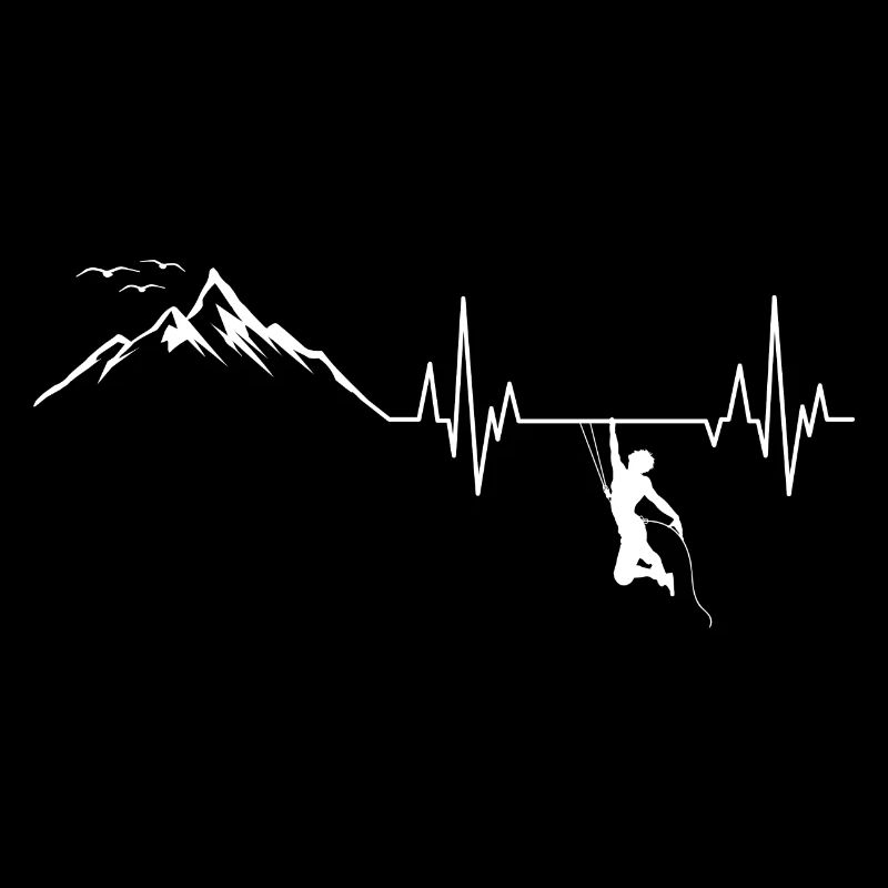 Klettern Herzschlag Berge Kletterer EKG Berg