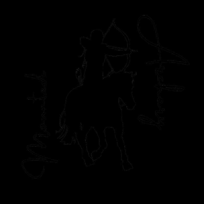 Mounted archer black
