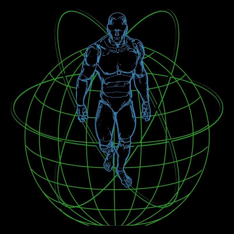 Earth Machine Man Atomic Robot Machine Man