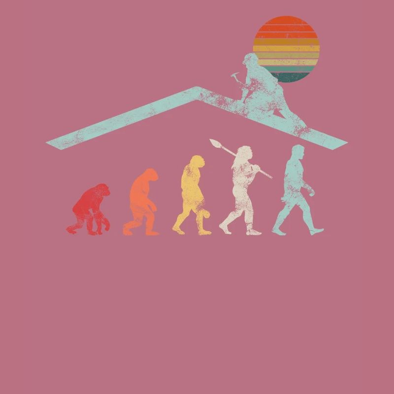 Roofer Craftsman Zimmermann Evolution Geschen