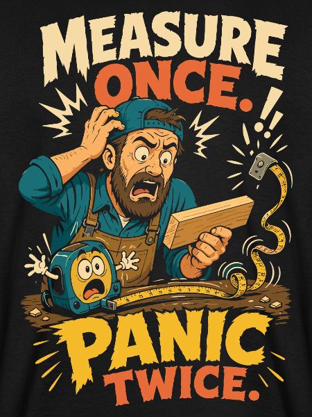 Measure Once, Panic Twice – Heimwerker