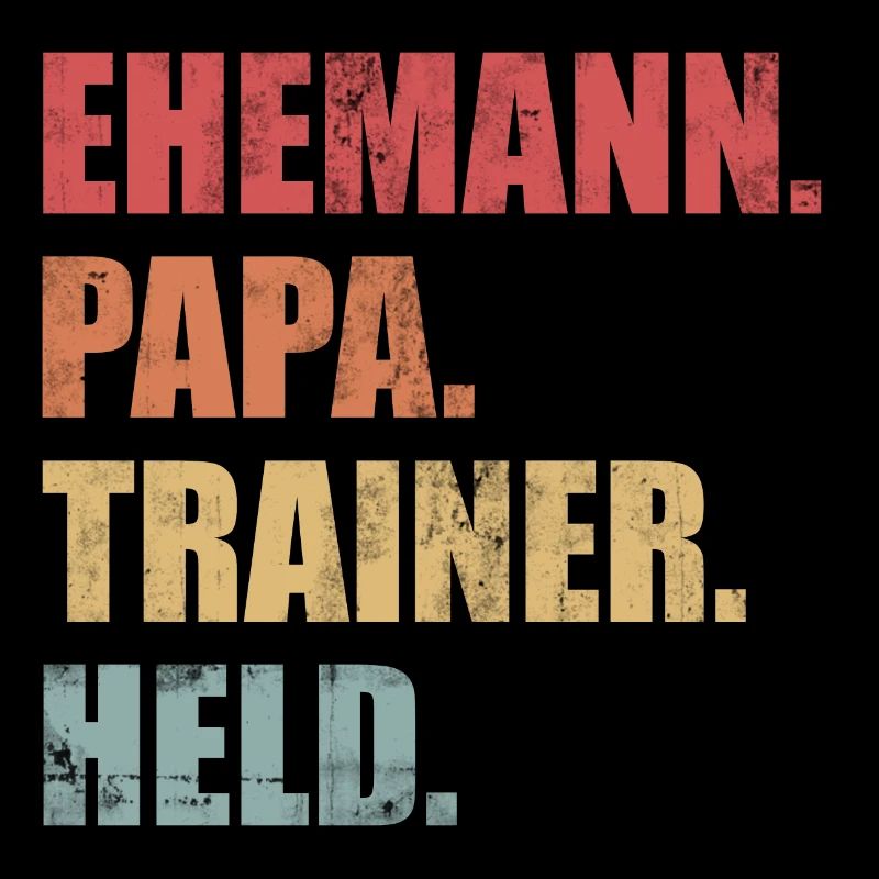 Trainer Ehemann Papa Held Vintage Geschenk
