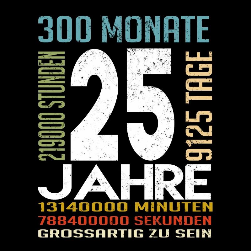 Geburtstag 25 Jahre Geschenkidee