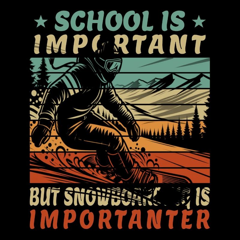 L’école, c’est important Snowboard