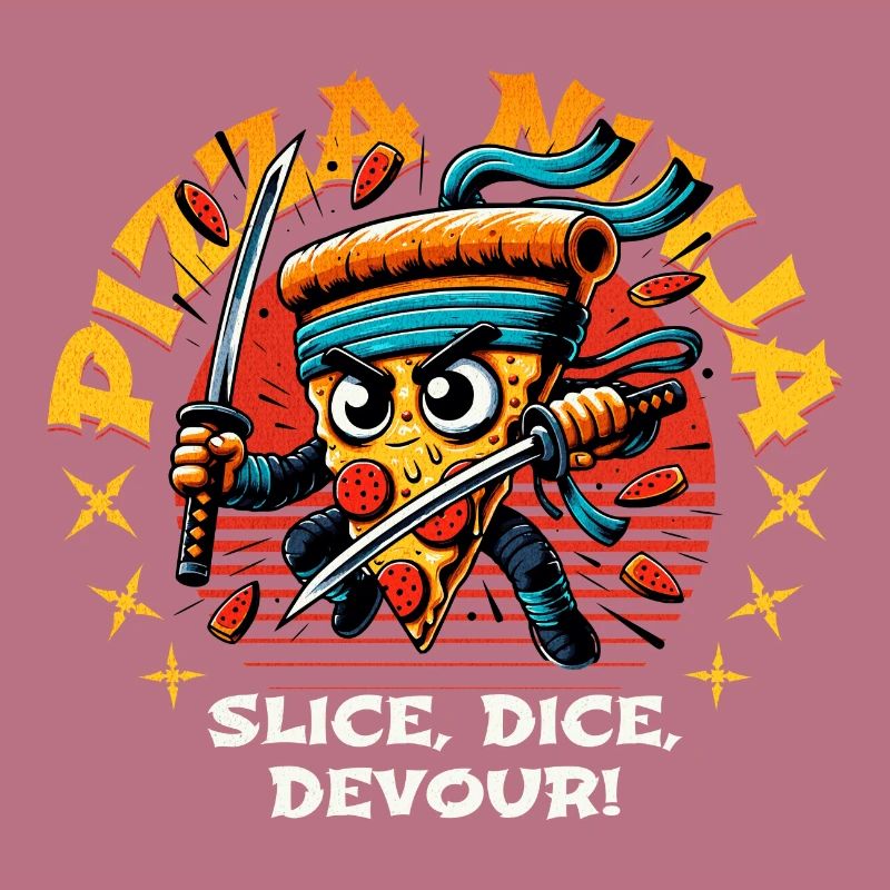 PIZZA NINJA SLICE, DICE, DEVOUR!
