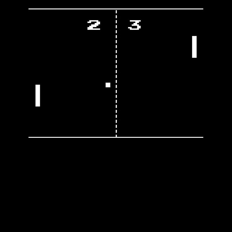 Ping Pong Retro Game Computerspiel 80s 80er