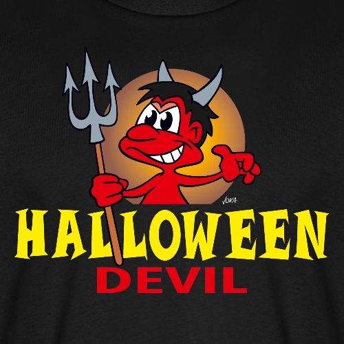 Halloween Devil - Männer Premium Bio T-Shirt