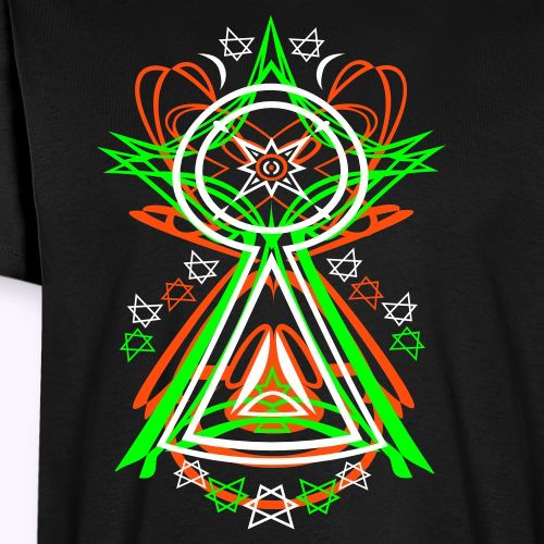 All Seeing Eye - Ekologiczna koszulka męska Premium