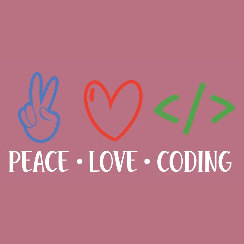 Peace Love Coding Coder Software Developer Program