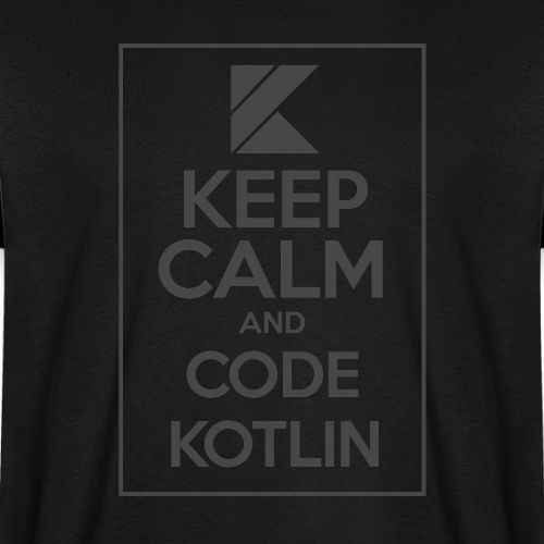 Keep Calm And Code Kotlin - Men's Premium Organic T-Shirt