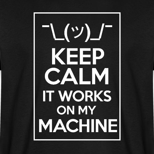 It works on my machine - Men's Premium Organic T-Shirt