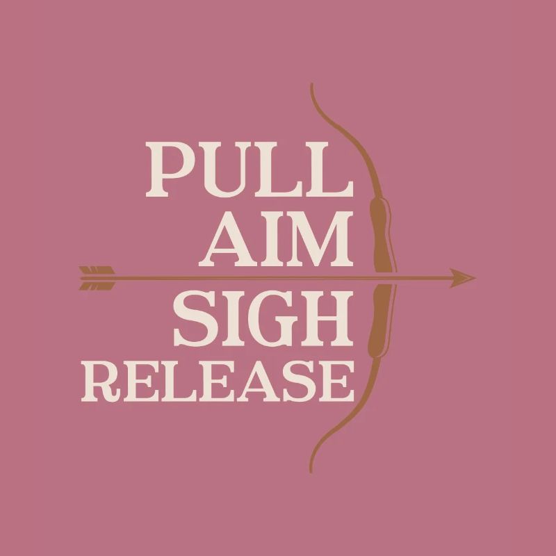Pull Aim Sigh Release - Archer Bow