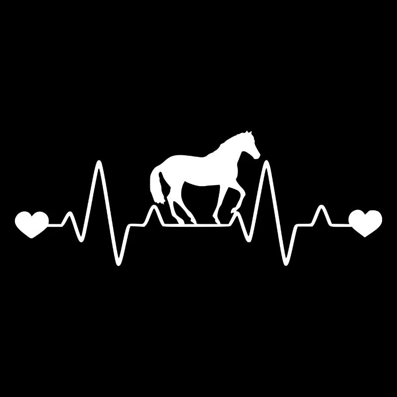 Herzschlag Pferd Pferdefreunde Love