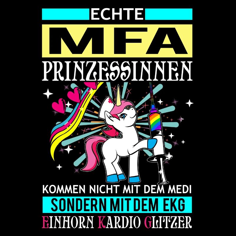 MFA Prinzessin - Einhorn Kardio Glitzer