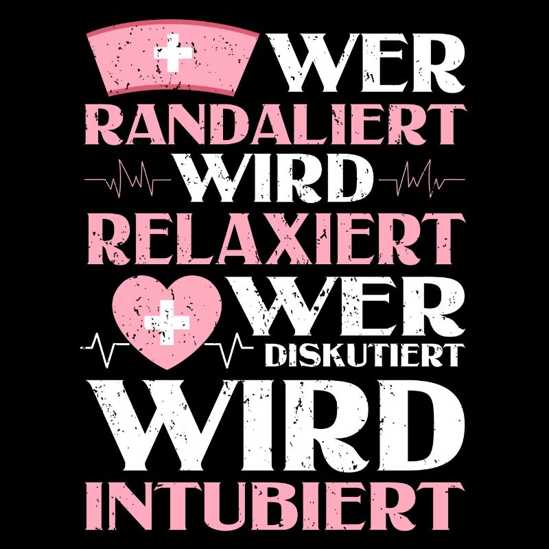 Krankenschwester Pflegerin Wer Randaliert Wird