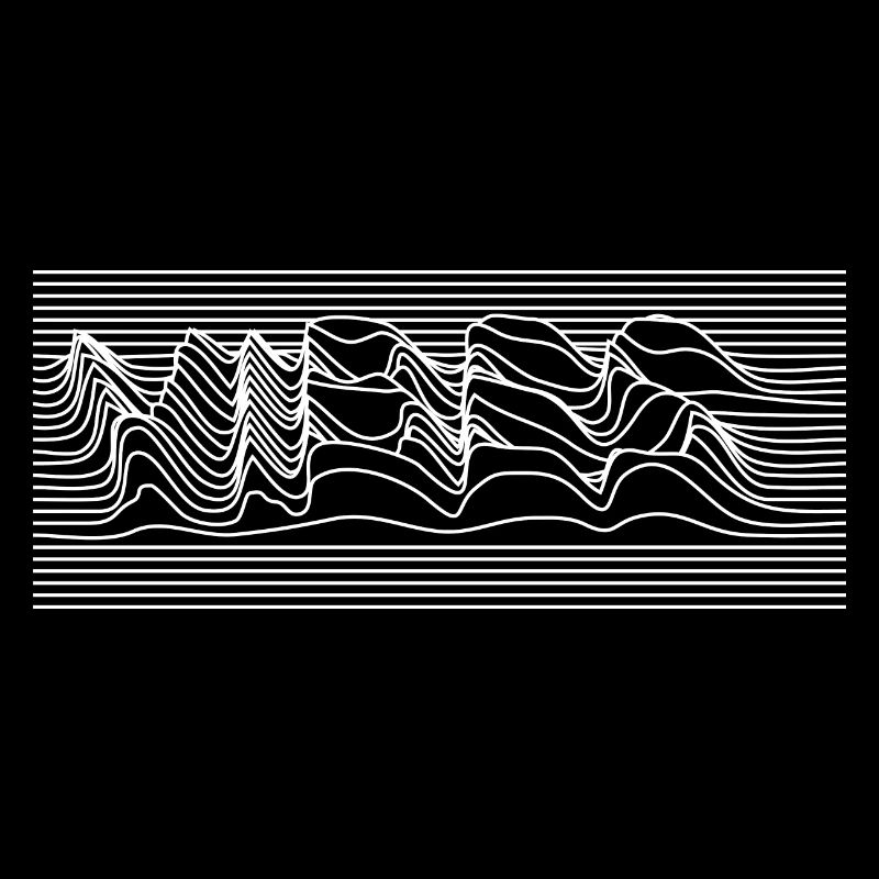 Vibes geometrisches Liniendesign
