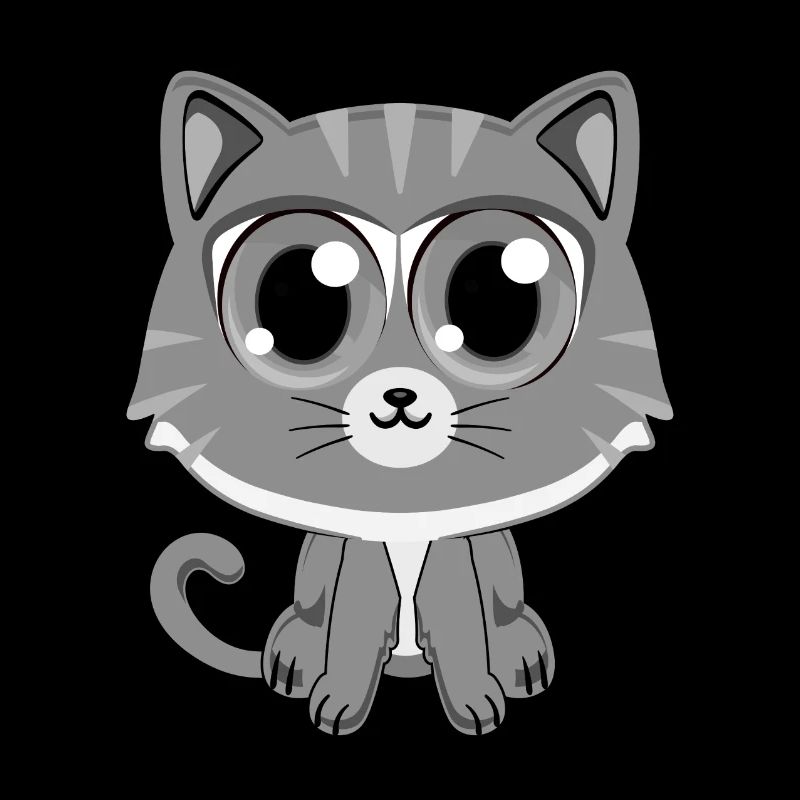 Graue Katze