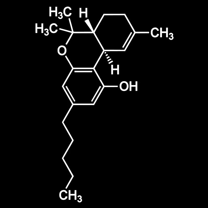 THC Tetrahydrocannabinol Molecule Cannabis